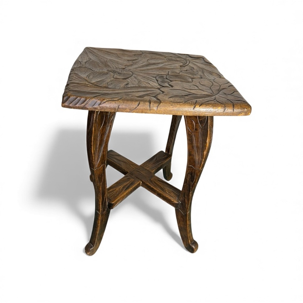 Early 1900s Japanese Carved Table – Liberty & Co Commission